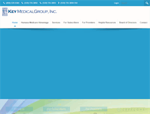 Tablet Screenshot of keymedical.org